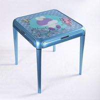 Table de Mahjong Pliante Portable de Luxe Moderne pour l'Extérieur, Table de Jeu Multifonctionnelle pour le Camping, les Fêtes et les Réunions Familiales