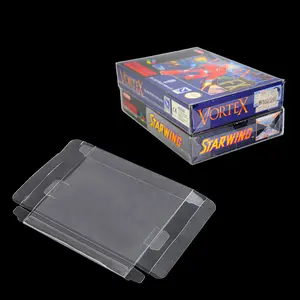 超级任天堂娱乐系统/SNES/N64游戏盒保护套的高品质透明展示柜