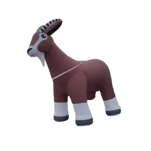 5mL or Custom Inflatable Goat Sheep Animal For Outdoor Party Decorations Rental For Entertainment Events