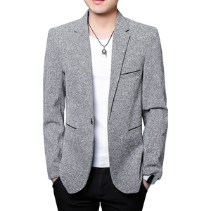 Mens Casual Blazer Jacket Leve Sports <span class=keywords><strong>Coat</strong></span> Suit Jacket para o Verão Daily Business Wedding Party Blazer - Product Image 5
