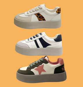 Scarpe da Allenamento Tedesche Personalizzate con Logo, Colore Solido, Sneakers Casual Chunky da <span class=keywords><strong>Tennis</strong></span>, Mocassini da Donna, Scarpe da Skateboard per Ragazze - Product Image 3