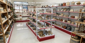 Factory Price YuanHong Multi-Layer Steel Epoxy Powder Coated Supermarket Gondola Shelves Double-<b>Sided</b> L-Shaped Adjustable Height - Product Image 2