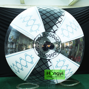 Ballon de <span class=keywords><strong>plage</strong></span> transparent en PVC ballons gonflables noirs et blancs annonçant des ballons jouets - Product Image 3