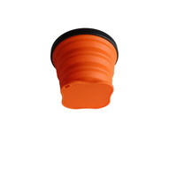 Gobelet d'eau pliable en silicone pour le sport, tasse de voyage portable pour la salle de sport, la course à pied et les activités de plein air