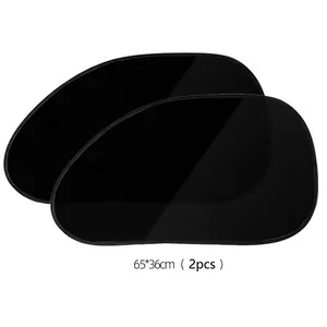 PVC Hot Selling folding black Sun UV Protection magical static electricity fixed Car sunshade for all car window