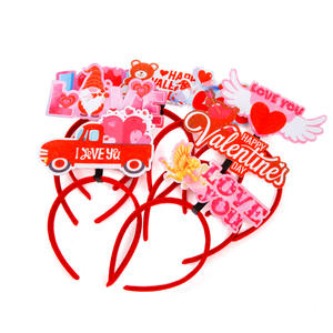 Diadema Romántica con Corazón Rojo para el Día de San Valentín, Accesorios para <span class=keywords><strong>Fotos</strong></span> de Fiesta, Decoración de Boda - Product Image 4