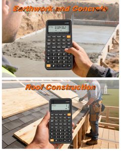 Calculatrice avancée de mathématiques de construction en pieds, pouces et fractions pour architectes, ingénieurs, entrepreneurs, estimateurs et charpentiers - Product Image 5