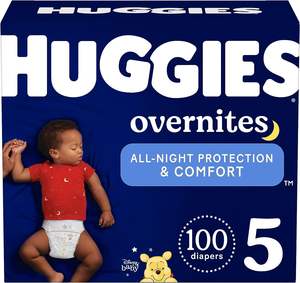 Lot de 3 couches Huggies de nuit douces et confortables pour bébés de 16 à 28 lb Couches Huggies pour enfants 132 pièces - Product Image 5