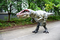 Modelo de simulación de CET-DC-AL1 para adultos, disfraz de dinosaurio Allosaurus, animatrónico, adecuado para parque temático, centro comercial