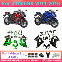 Kit de carénage complet pour moto compatible avec Kawasaki Z1000SX Z1000 Ninja1000 2011 2012 2013 2014 2015 2016