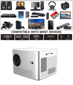 Proyector inteligente 4K para <span class=keywords><strong>cine</strong></span> <span class=keywords><strong>en</strong></span> casa, dispositivo de proyección 4K, con Quad Core, Android <span class=keywords><strong>2022</strong></span>, 5G, WIFI, LED, vídeo 8K, Full HD, 9,0 P, novedad de 1080 - Product Image 6