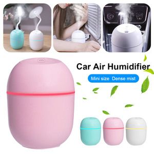 <span class=keywords><strong>Mini</strong></span> humidificateur alimenté par USB 220ml avec lumière <span class=keywords><strong>Led</strong></span> 5V tension de fonctionnement humidificateur de voiture Portable beau diffuseur d'aromathérapie - Product Image 2