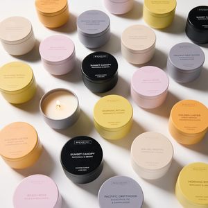 Juego de Velas Aromáticas LANJO, 6 Velas de Soya Perfumadas de 1.4 Oz para Aromaterapia, Relajación, Yoga y Meditación - Product Image 5