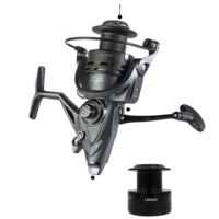 Haute qualité Double bobine roue de pêche entièrement en métal fil tasse avant arrière frein roue tournante chargeur européen carpe moulinet de pêche