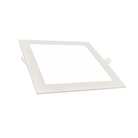 Plafonnier LED ultra fin carré rond 12W avec boîte de jonction