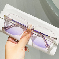 Nouveaux modèles Lunettes de soleil à grand cadre Lunettes de soleil dégradées Lunettes de soleil résistantes aux UV