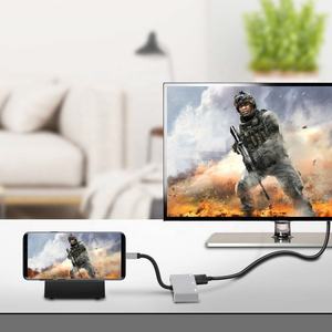 3 In 1 USB C ถึง4K HDMI VGA 3.5Mm ประเภทเสียง C Hub สำหรับ MacBook และ <span class=keywords><strong>ChromeBook</strong></span> และ <span class=keywords><strong>Huawei</strong></span> Matebook และ Samsung S8 S9 S10และอื่นๆ - Product Image 5