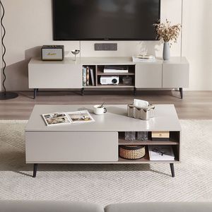 Nouveau support <span class=keywords><strong>TV</strong></span> au design simple avec armoire armoire de rangement multifonctionnelle buffet de table basse - Product Image 5
