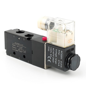 วาล์วโซลินอยด์ JIN รุ่น 4V210-08 AC220V DC24V 2 ตำแหน่ง 5 ทาง วาล์วนิวเมติกควบคุมทิศทางลม สำหรับควบคุมลม - Product Image 1