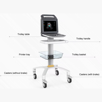 Ordinateur portable médical M5 numérique portable tenu dans la main machine à ultrasons 3D pour humain et vétérinaire