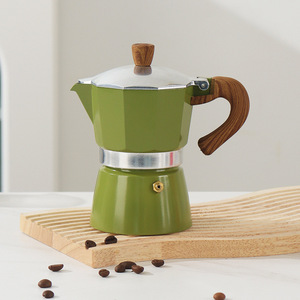 Cafetera Moka Italiana Clásica de Aluminio para Estufa, Espresso Mokapot Italy Custom Express Top, Color Blanco - Product Image 3