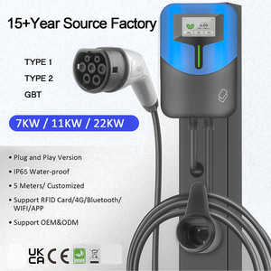 Neue ZSWINNER 3-Phasen 7kW/11kW/22kW EV <span class=keywords><strong>Wallbox</strong></span> Typ 2 Stecker Wandmontierte EV-Ladestation für Heim- und Gewerbenutzung mit RFID/WiFi-Fernbedienung - Product Image 2