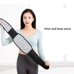 Cinturón de turmalina magnético para espalda, cuello, hombro Lumbar, terapia de autocalentamiento, postura, cuidado de la salud, alivio del dolor, correa de soporte negra - Product Image 3