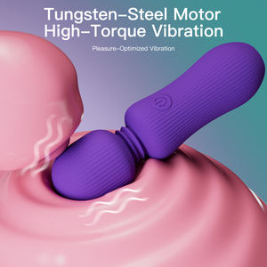 Chegada nova Silicone Completo Mini AV Wand Vibrador Massageador Vara Vibrador - Product Image 5