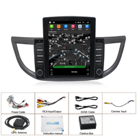 Radio para Auto de 9.7 Pulgadas con Pantalla Táctil, Compatible con Carplay y Android Auto, Reproductor de DVD para Honda CRV 2012-2016