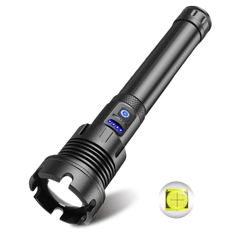 רוב מקצועי גבוה כוח 1500 לום P90 נייד אלומיניום LED לפיד USB נטענת פנסים עמיד למים