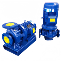 Pompe centrifuge en ligne FANGJIN ISG ISW en fonte, haute pression, à moteur électrique, à accouplement direct pour CVC de bâtiment