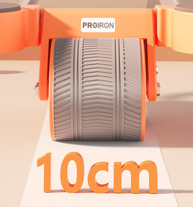 Ruota del rullo addominale della plancia di Proiron con ginocchiera per l'esercizio addominale per l'allenamento della forza a casa uso del rullo addominale - Product Image 5