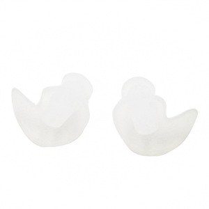 Bouchons d'oreilles en silicone imperméables et souples pour la protection des oreilles des adultes lors de la natation - Product Image 1
