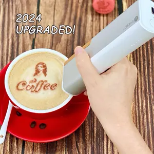 2024 nâng cấp! Evebot printpen đổi mới bluetooth thực phẩm Máy in phun cầm tay máy in trang trí máy cà phê bọt máy in
