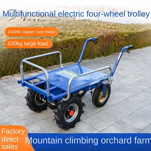 חשמלית בעלת ארבעה גלגלים חשמלית קטנה לדחוף חקלאות מנדס פלטפורמה משק בית לשתול עגלה מפעל אוטובוס לעגלות יד - Product Image 5