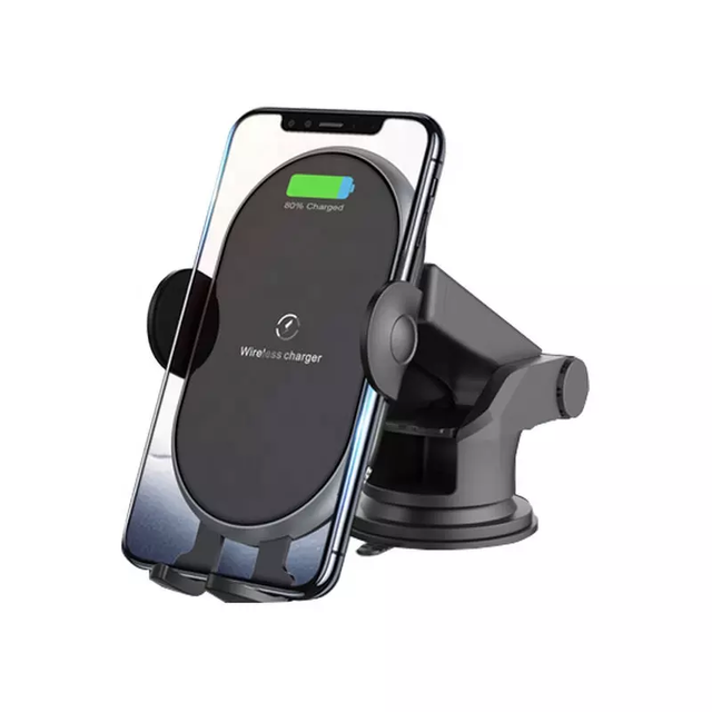New Mobile Phone Accessories X366 10W Wireless Car Charger Automatic Clamping Phone Charger Wireless with Auto Holder for Car