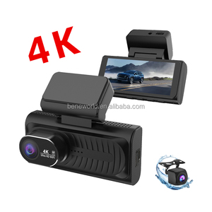 Caméra de tableau de bord 4G DVR ADAS BSD LCA avec moniteur de stationnement 24H, enregistreur de <span class=keywords><strong>voiture</strong></span> OEM ODM 3,69 pouces, avant 4K, arrière 1080P - Product Image 4