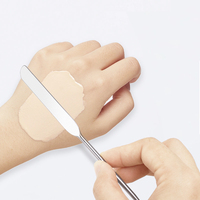 Fond de teint professionnel en acier inoxydable et crème liquide mélange spatule grattoir maquillage outils cosmétiques