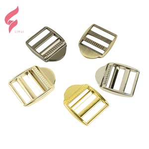 LiHui – sangle de quincaillerie en métal, réglable tri glide, sangle à boucle coulissante, fermoir coulissant en métal pour sacs à main - Product Image 3