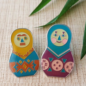 Drôle 3D vision amour de vacances boutonnier épinglette - Product Image 2