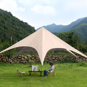 <span class=keywords><strong>Grande</strong></span> tente imperméable à l'eau Octopus Canopy Tent pour le camping Tente pare-soleil pour activités familiales avec poteau de support de tuyau galvanisé - Product Image 6