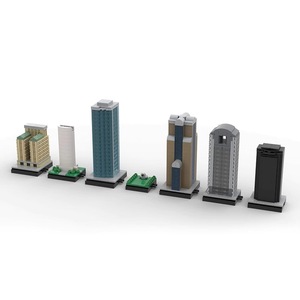 Set di Blocchi da Costruzione per Modellini di Case in Miniatura Personalizzati, Nuove Tecniche 3D MOC - Product Image 1