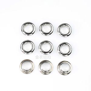 עפעפי נחושת פרימיום עם ציפוי חבית, זהב אחיד בצבע כסף עבור בגדים עמידים (10-50 מ "מ) - Product Image 2