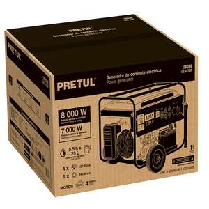 Generatore elettrico GEN-70P 4 tempi motore a benzina 8 kW portatile per uso domestico frequenza 60Hz 24V Rated rinculo certificato EPA - Product Image 1