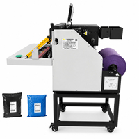 Machine d'emballage semi-automatique électrique de table pour sacs postaux, pochettes et sacs de coursier – Équipement d'emballage express pour colis