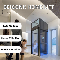 Ascenseur de passagers sans cabine OEM ODM pour 6 personnes, utilisation intérieure-extérieure pour appartement