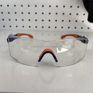 WELTA UV400 ANSI Z87.1 Matériau PC certifié CE Demi-monture transparente réglable anti-rayures anti-buée Lunettes de sécurité oculaires confortables - Product Image 2