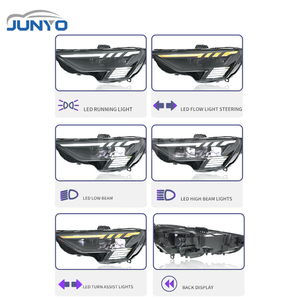 ชุดไฟหน้า Junyo สำหรับ A3 อัพเกรดเป็นเลนส์ LED Matrix ระดับไฮเอนด์ พร้อมไฟวิ่งกลางวัน ให้ความสว่างสูง 8 ระดับ - Product Image 2