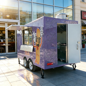 Commercial Catering Equipment Truck Van Mobile Burger Small Food <b>Concession</b> <b>Trailer</b> - Product Image 3