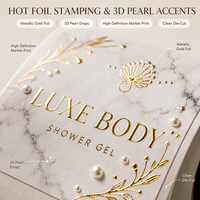 Étiquettes adhésives en feuille d'or résistantes à l'huile et durables, vente directe d'usine, pour l'emballage des produits